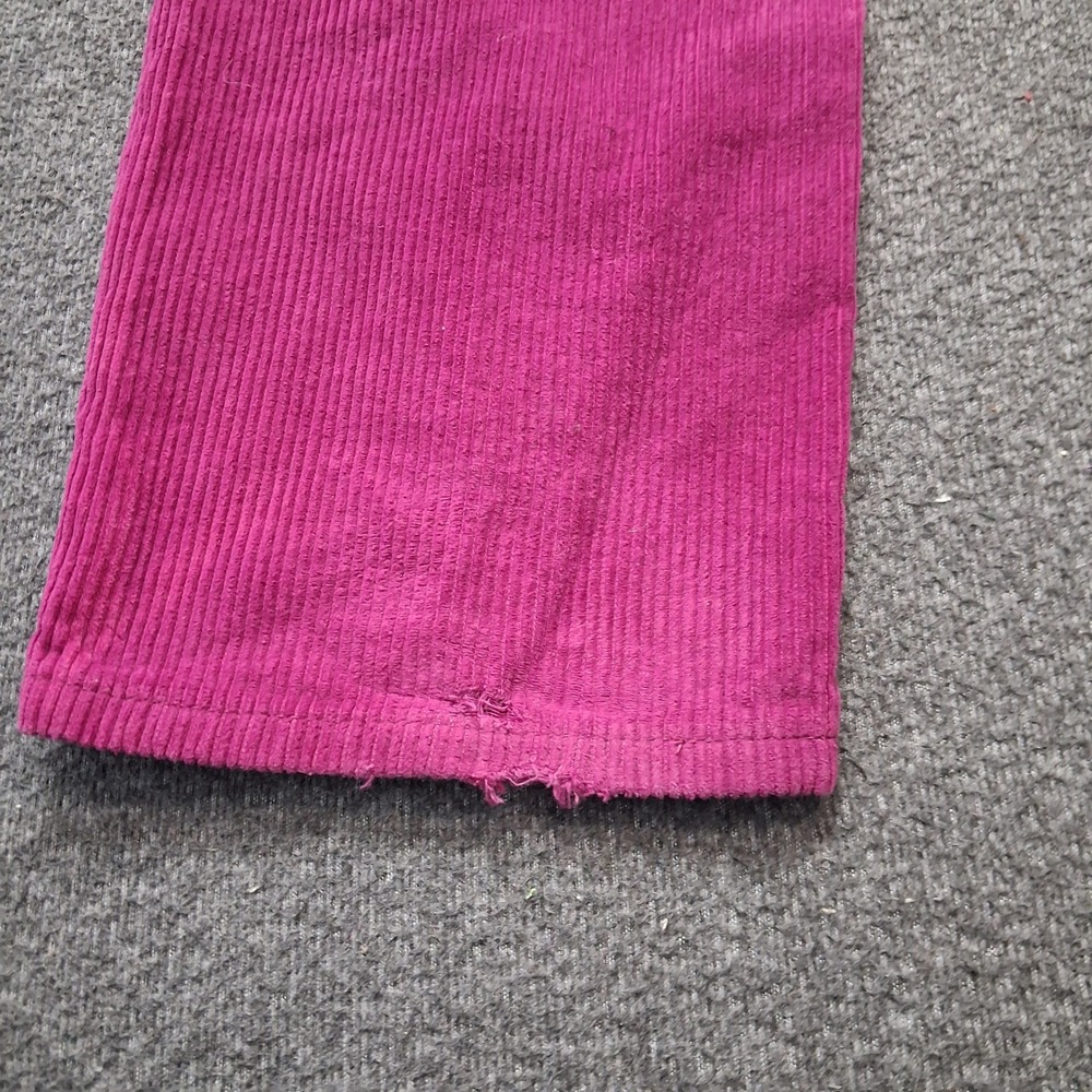 Empyre Tori Magenta Corduroy Pants Wide Leg High Rise Purple Womens Size 0 - Picture 15 of 15